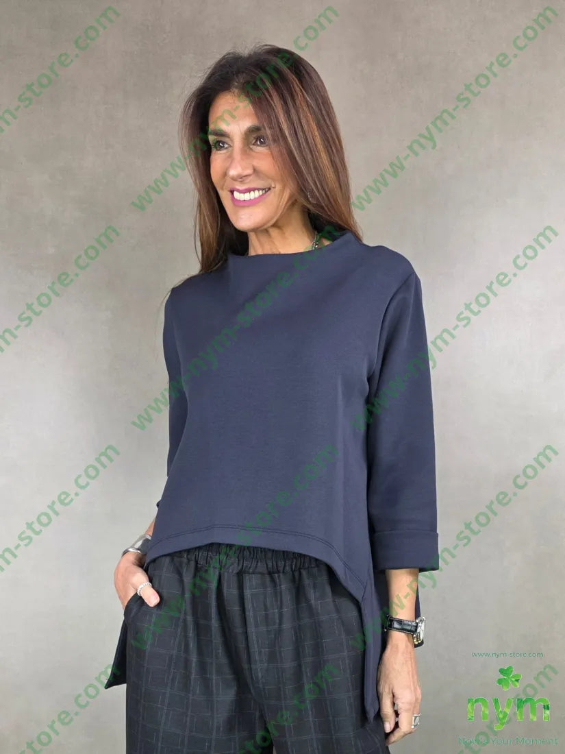 maglia scuba corta stondata 80co15pl5ea U / BLU / AI25 MAGLIA