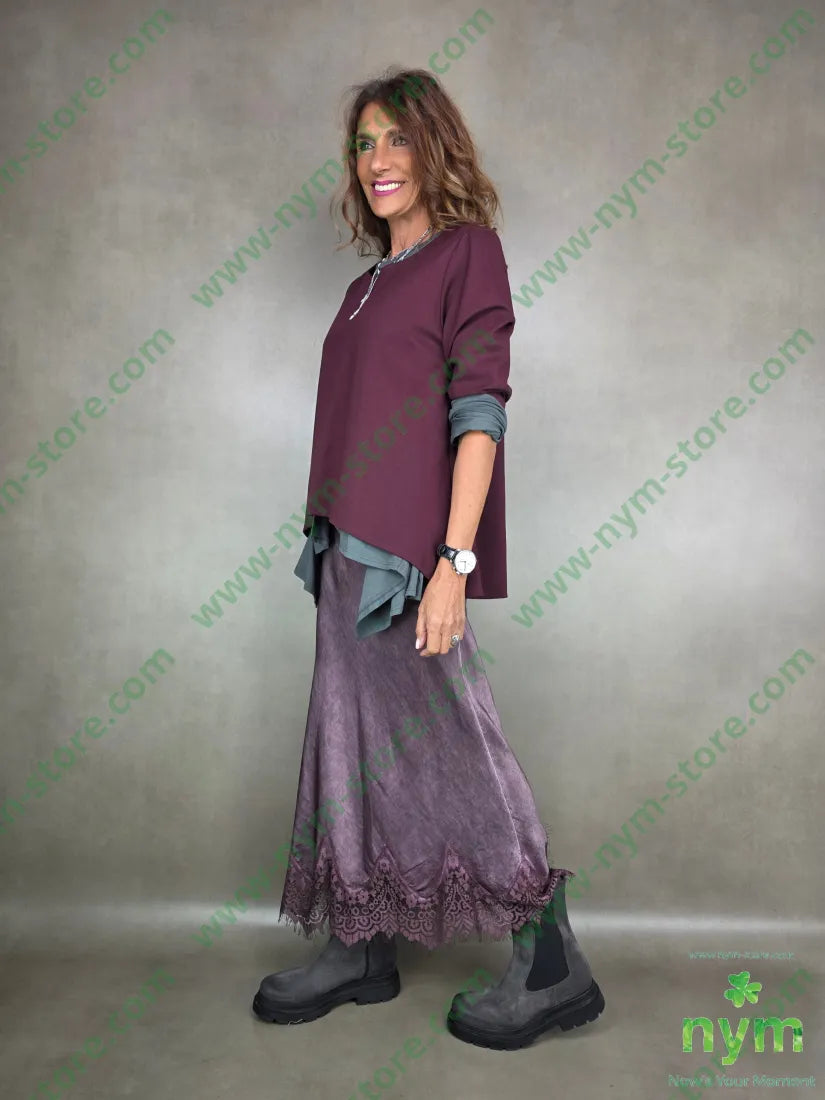 maglia soffietto dietro pm 65vi30ny5ea U / BORDO / AI25 MAGLIA