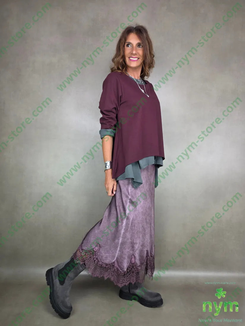 maglia soffietto dietro pm 65vi30ny5ea U / BORDO / AI25 MAGLIA