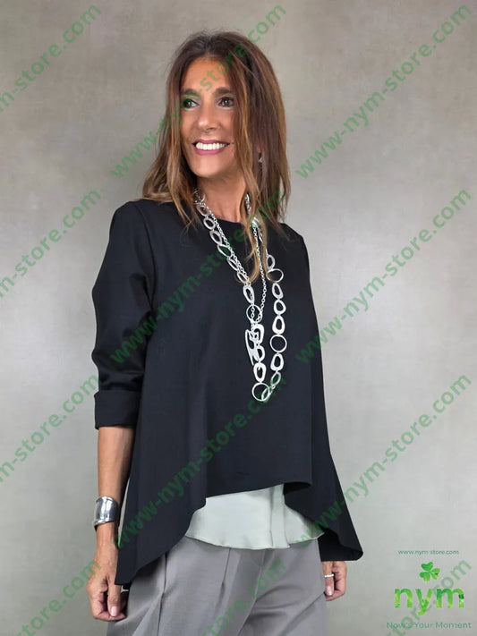 maglia soffietto dietro pm 65vi30ny5ea U / NERO / AI25 MAGLIA