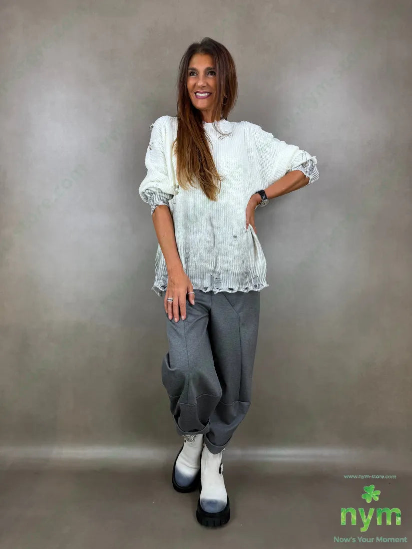maglia strappata con spille 100pc - MAGLIA