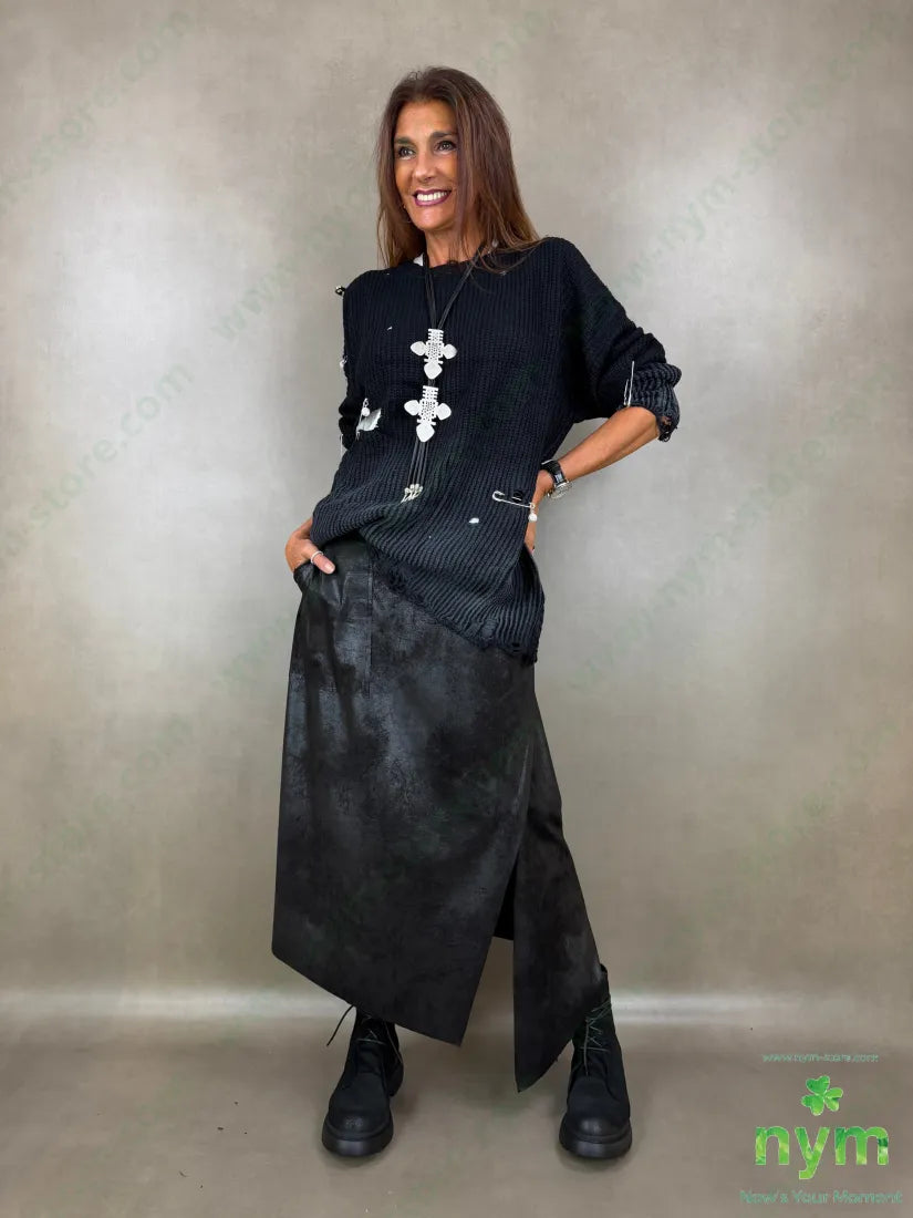 maglia strappata con spille 100pc - MAGLIA