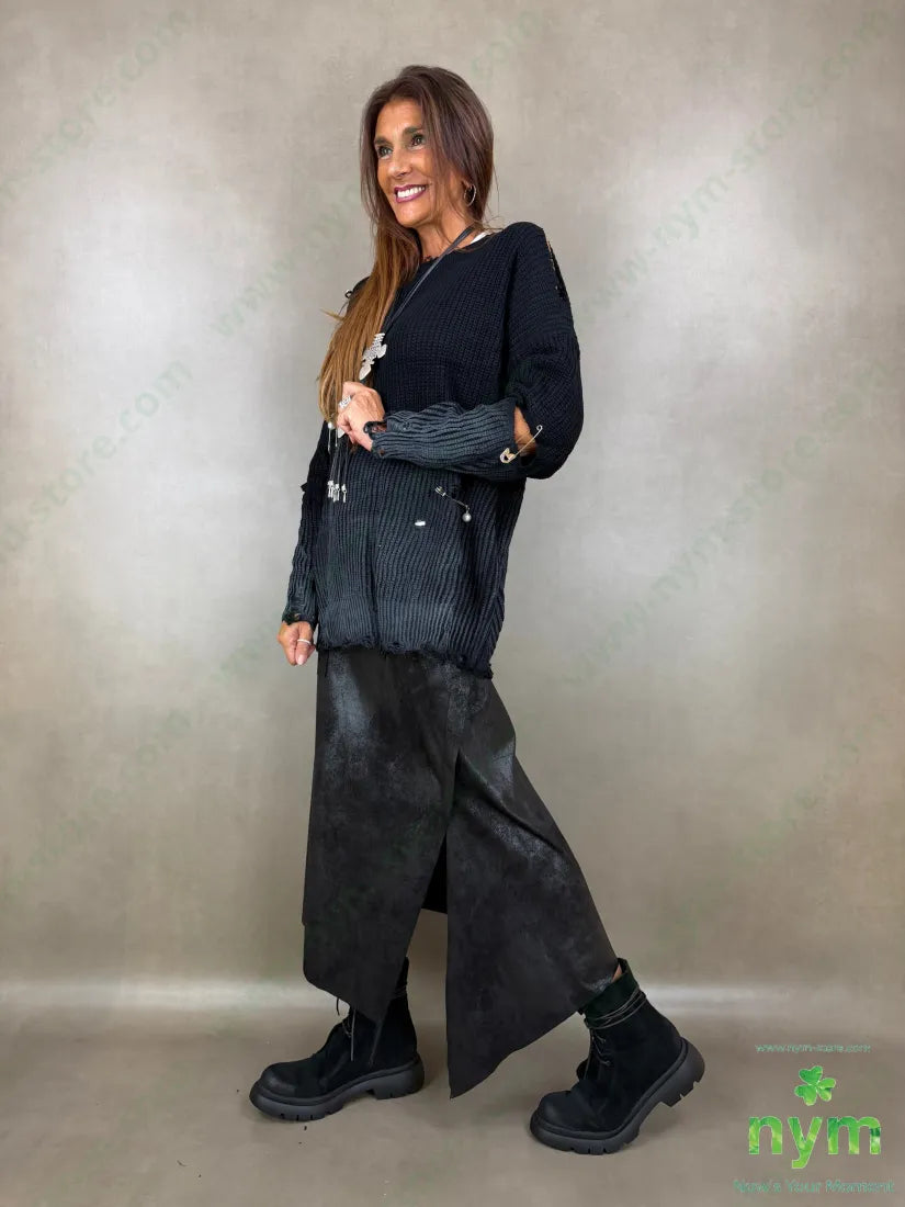 maglia strappata con spille 100pc - MAGLIA
