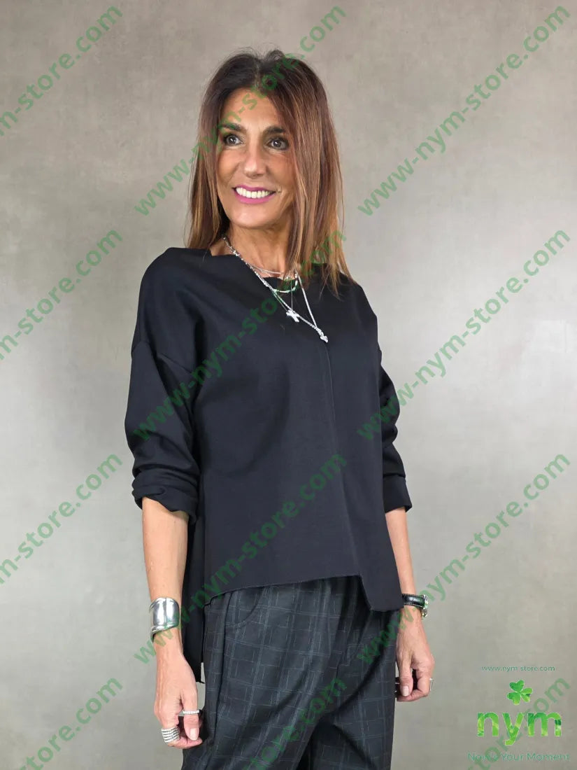 maglia taglia e cuci ampia 65vi30ny5ea U / NERO / AI25 MAGLIA