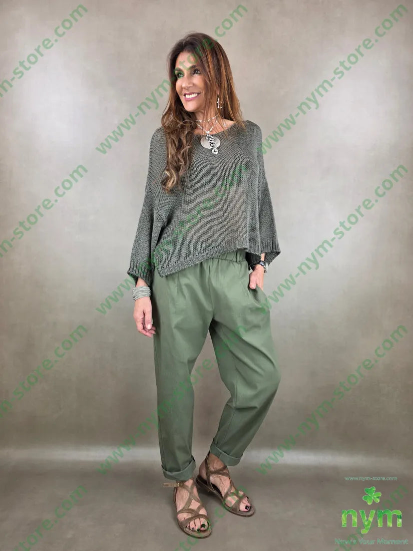 maglia tricot girocollo 100ac - MAGLIA