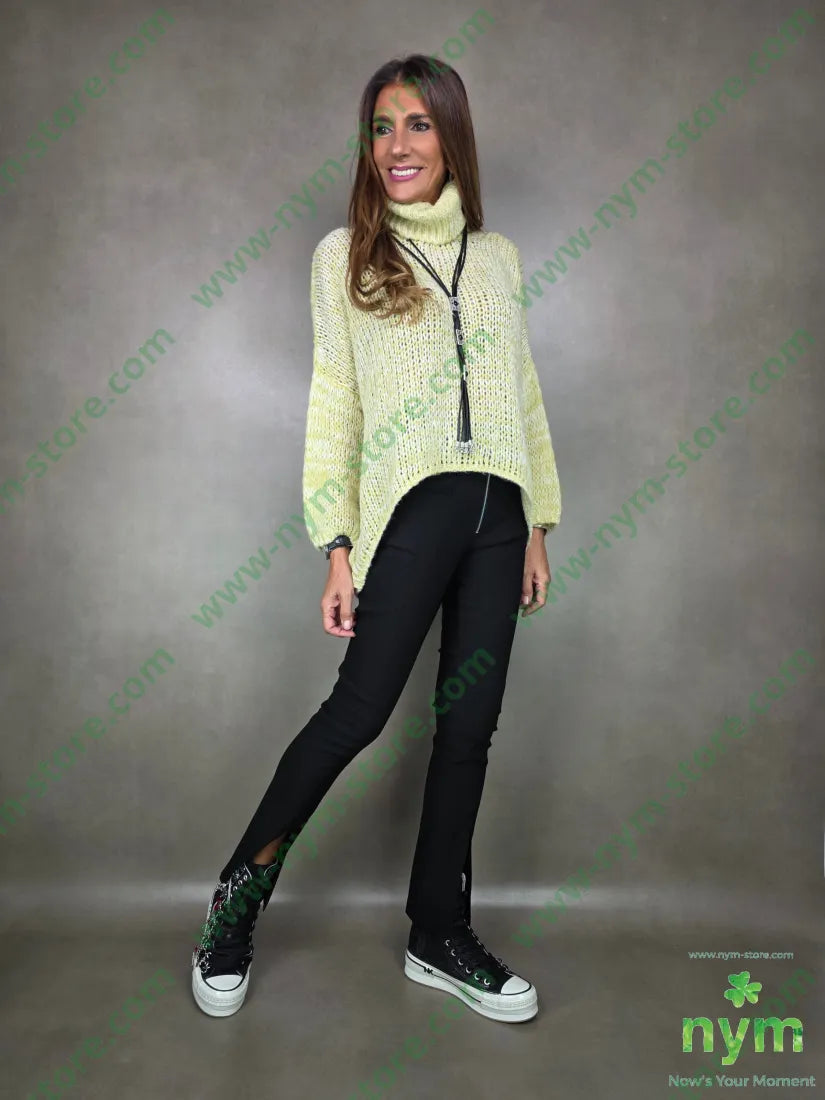 maglione dolcevita traforato 56pc30ny7wo7vi MAGLIA