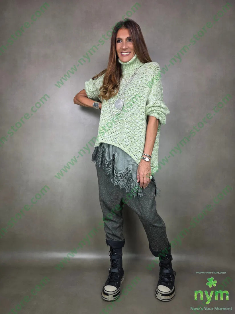 maglione dolcevita traforato 56pc30ny7wo7vi MAGLIA