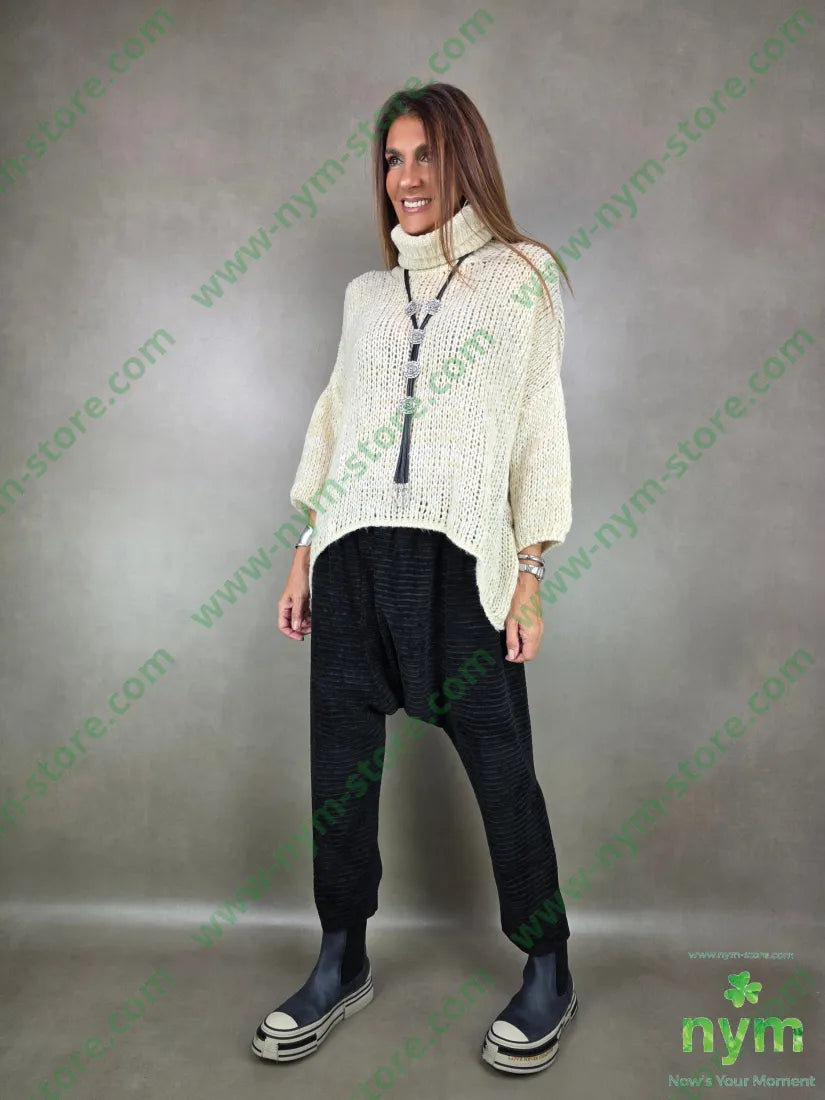 maglione dolcevita traforato 56pc30ny7wo7vi MAGLIA