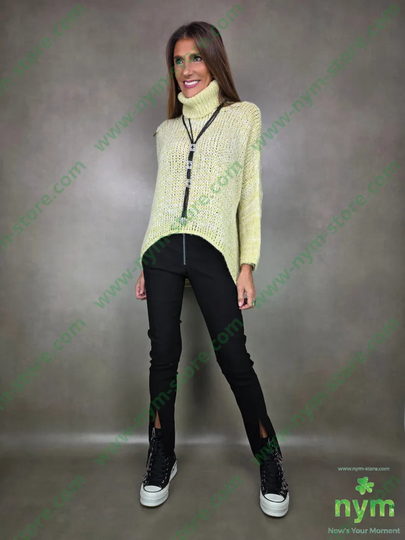 maglione dolcevita traforato 56pc30ny7wo7vi MAGLIA