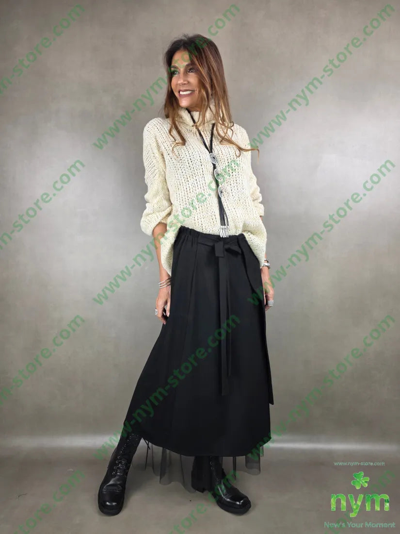 maglione dolcevita traforato 56pc30ny7wo7vi MAGLIA