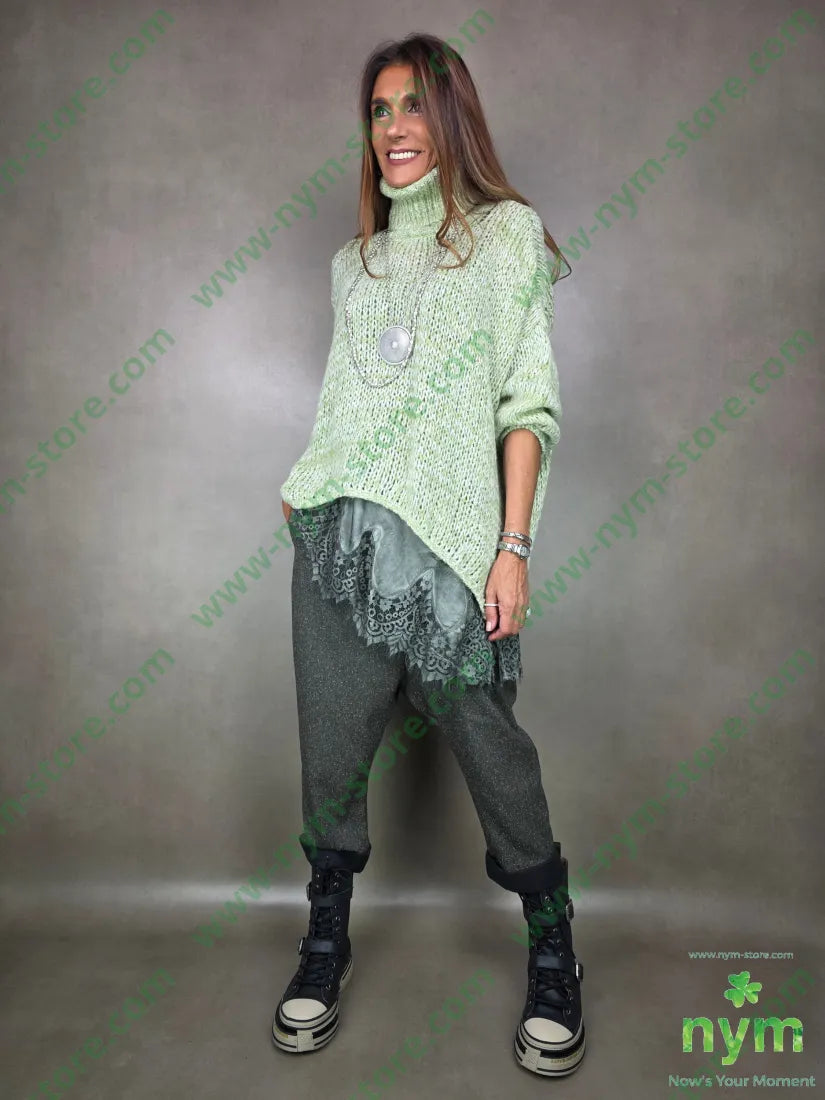 maglione dolcevita traforato 56pc30ny7wo7vi MAGLIA