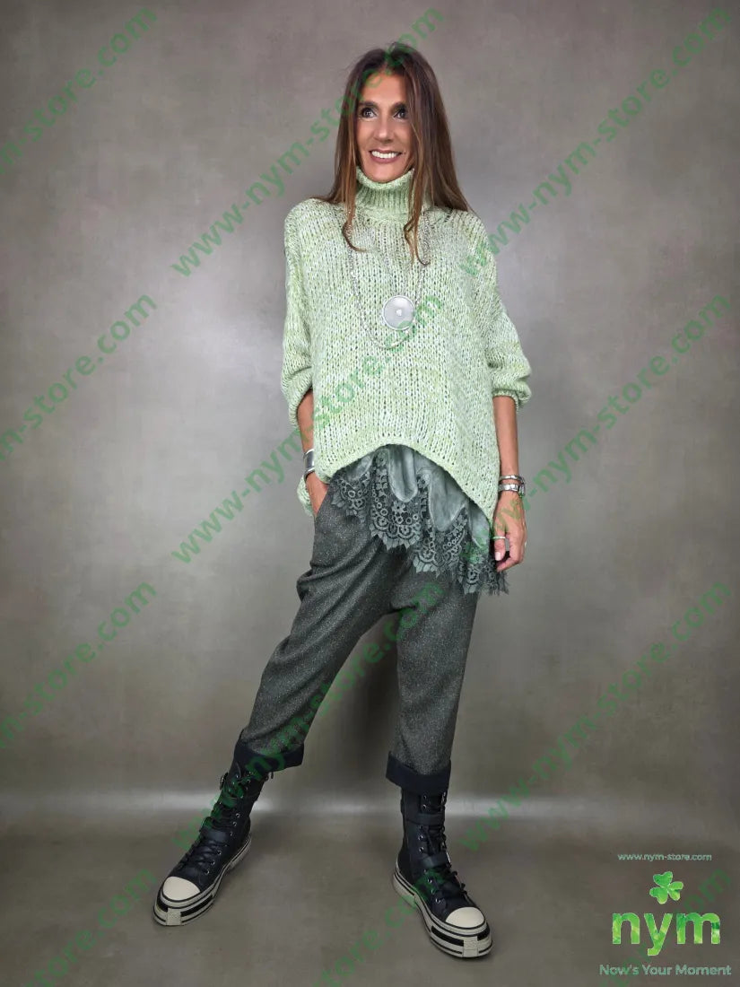 maglione dolcevita traforato 56pc30ny7wo7vi MAGLIA