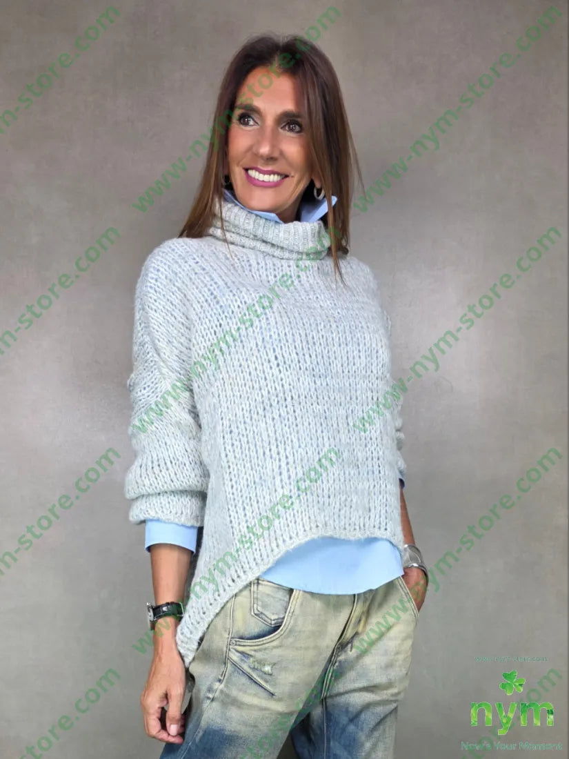 maglione dolcevita traforato 56pc30ny7wo7vi MAGLIA