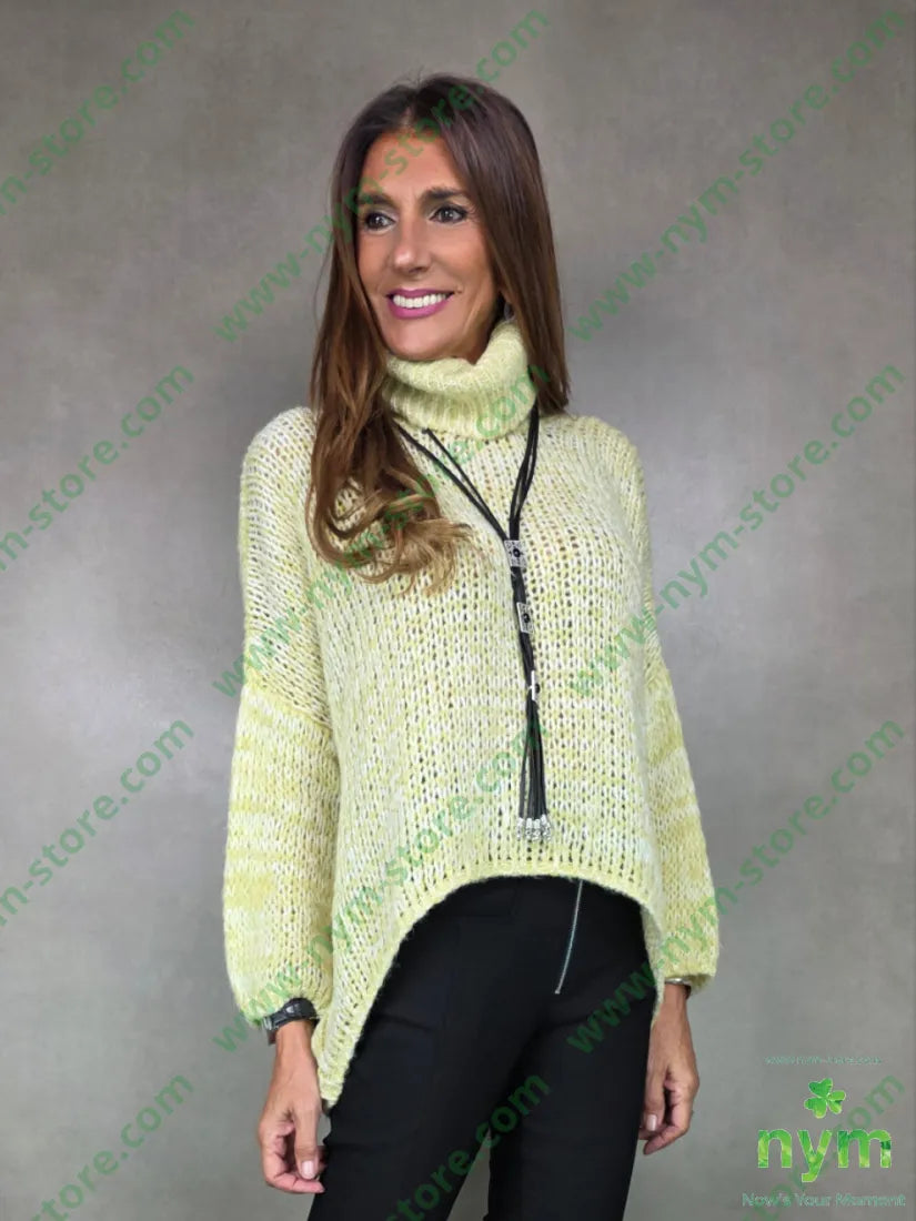 maglione dolcevita traforato 56pc30ny7wo7vi MAGLIA