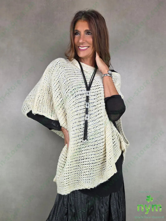 maglione traforato sagomato 56pc30ny7wo7vi U / BEIGE / AI25 MAGLIA