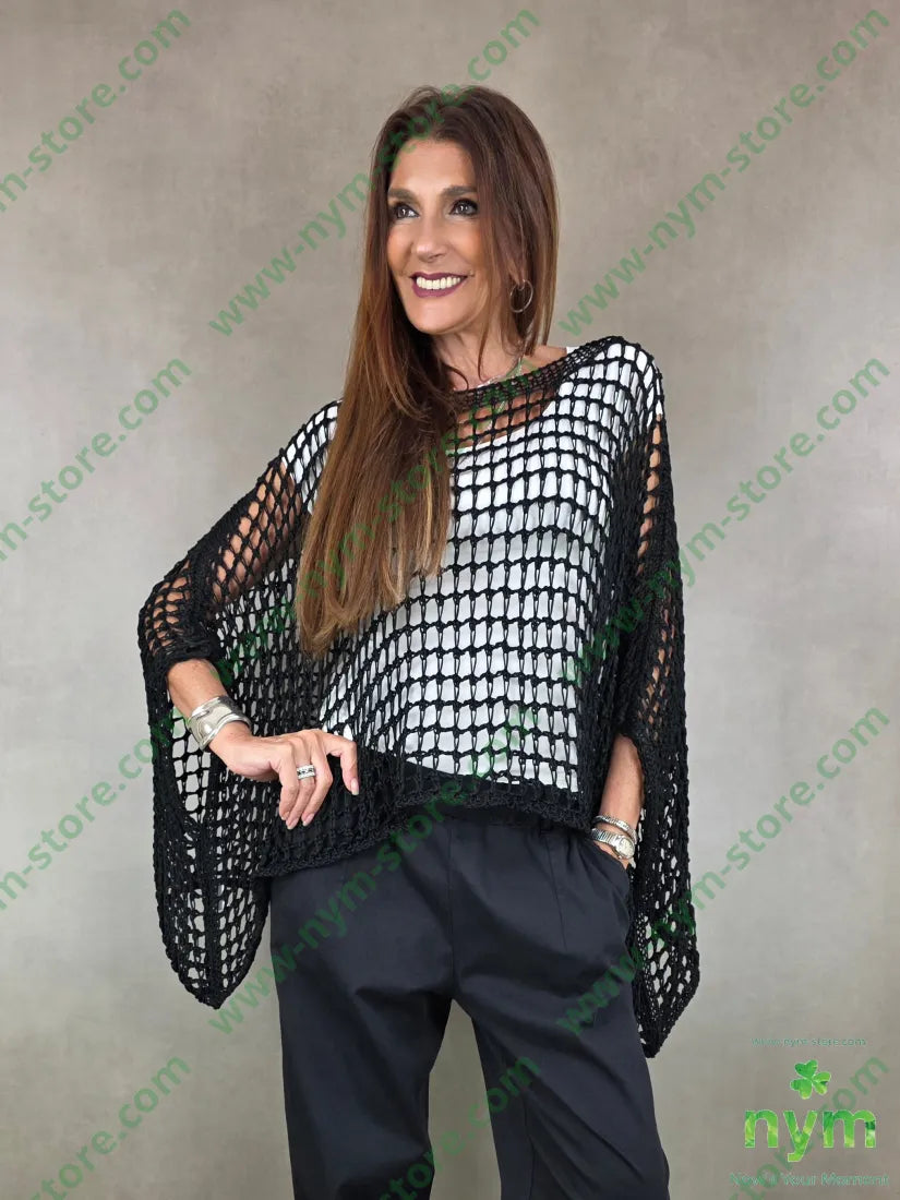 mantella a rete 100acr - U / NERO / PE26 - MAGLIA