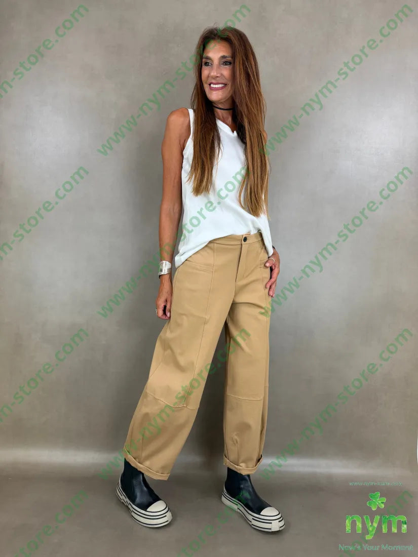 pant cerniera e bottone punto milano c 60vi35pa5ea - PANTALONE