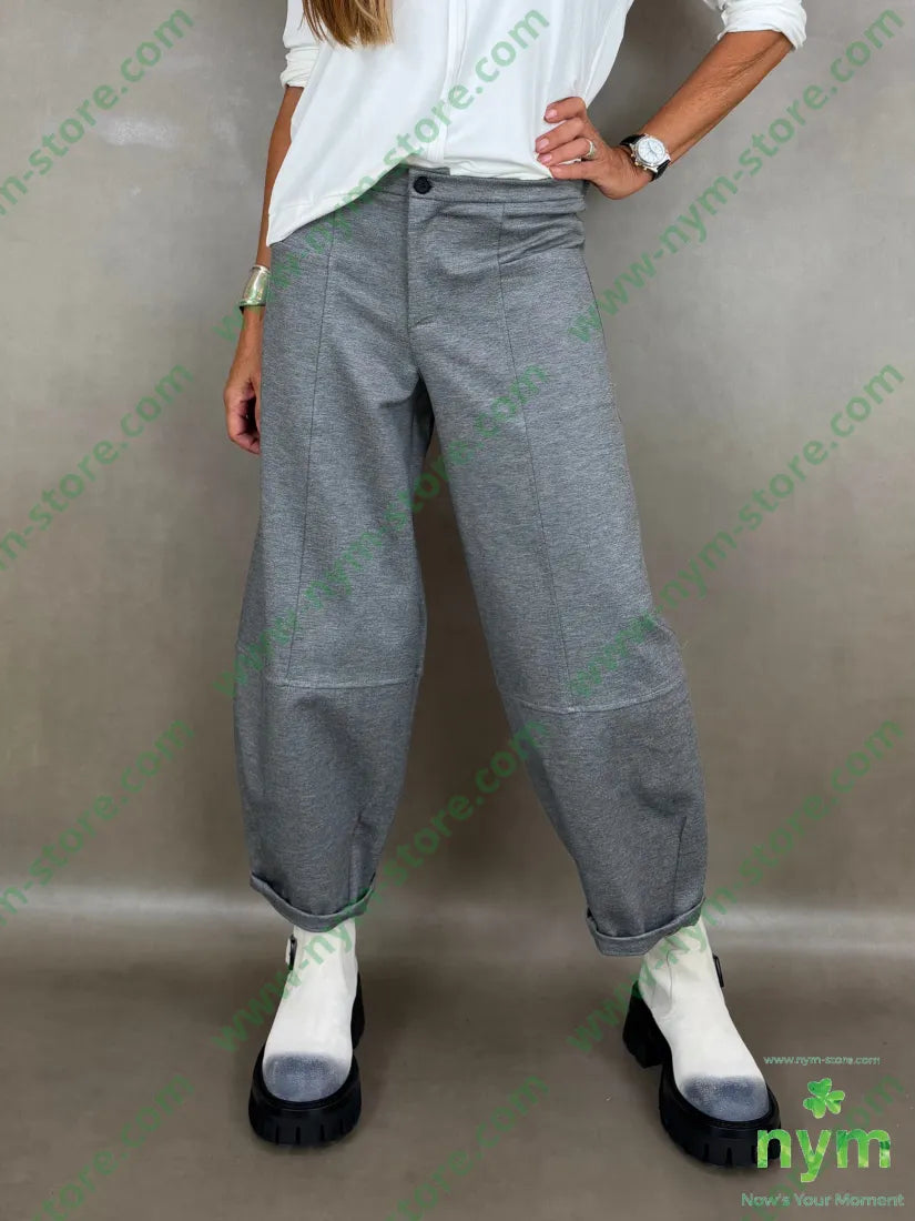 pant cerniera e bottone punto milano g 60vi35pa5ea - 1 / GRIGIO C. / AI26 - PANTALONE