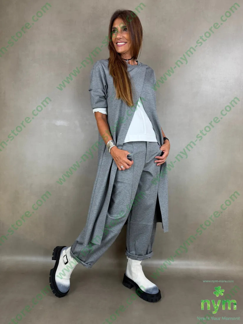 pant cerniera e bottone punto milano g 60vi35pa5ea - PANTALONE
