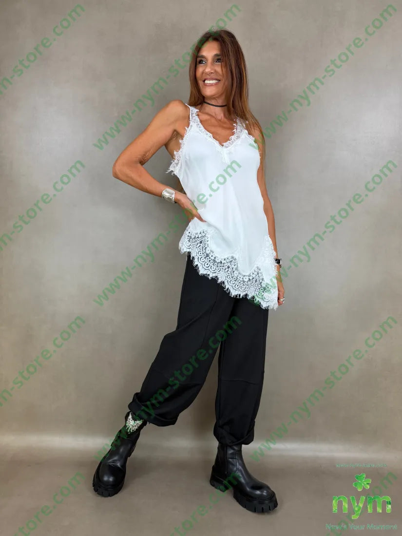 pant cerniera e bottone punto milano n 60vi35pa5ea - PANTALONE