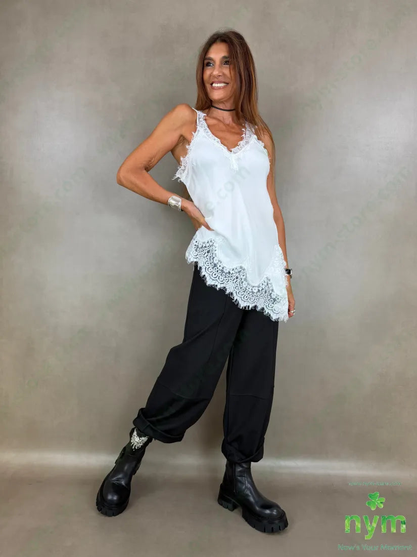 pant cerniera e bottone punto milano n 60vi35pa5ea - PANTALONE