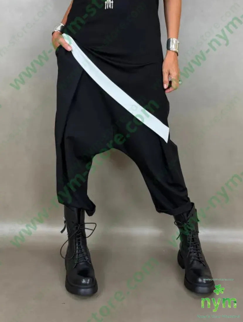 pant con cavallo b cuciture punto milano n 60vi35pa5ea - U / NERO / AI26 - PANTALONE
