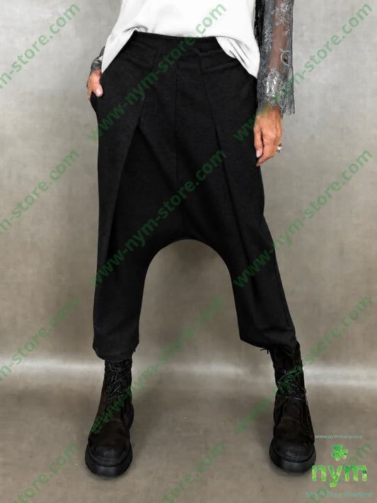 pant con cavallo b cuciture punto milano n 60vi35pa5ea - U / NERO / AI26 - PANTALONE