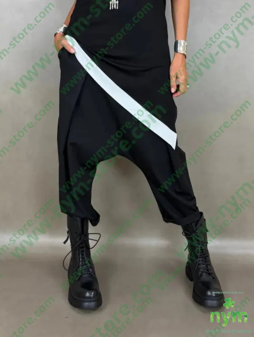 pant con cavallo b cuciture punto milano n 60vi35pa5ea - U / NERO / AI26 - PANTALONE