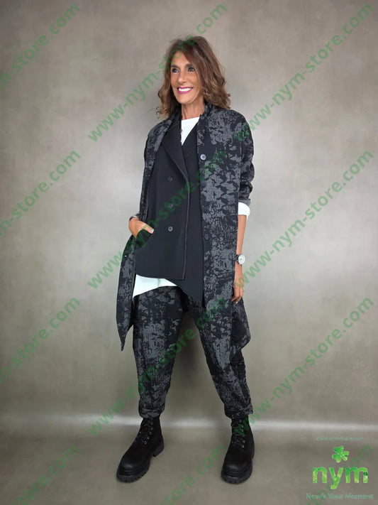 pant dettaglio imbuto tessuto a maglia 53pl46co1ea PANTALONE