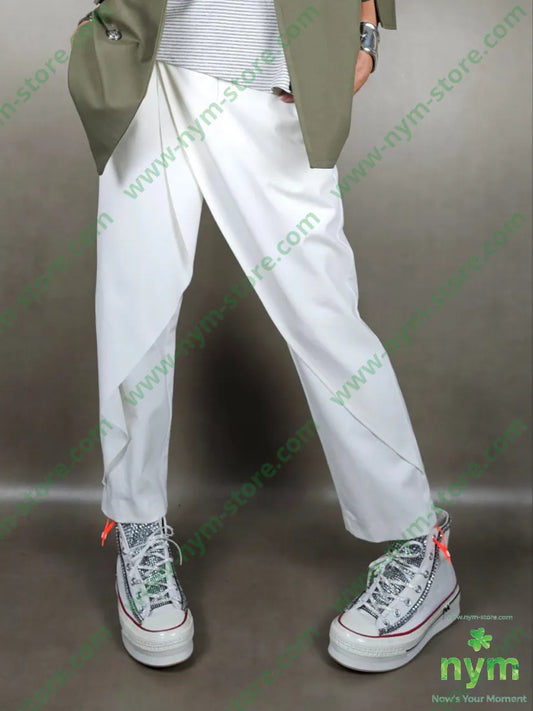 pant doppio pareo punto mi 65vi35pl5ea S / PANNA / PE25 PANTALONE