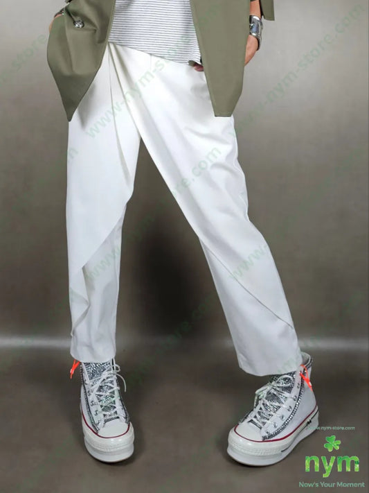 pant doppio pareo punto mi 65vi35pl5ea S / PANNA / PE25 PANTALONE