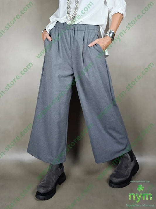 pant gaucho frescolana 63pl33vi4ea U / GRIGIO / PE25 PANTALONE