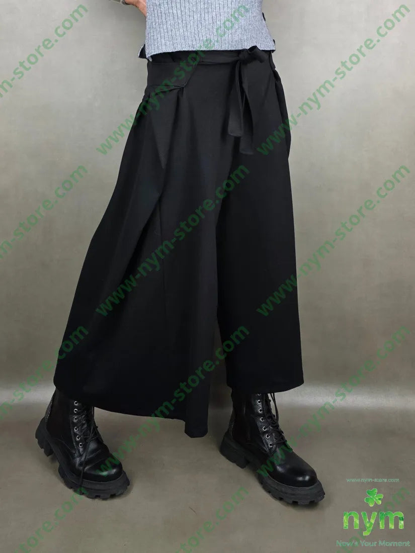 pant gaucho punto mi 68vi27pl5ea U / NERO / AI25 PANTALONE