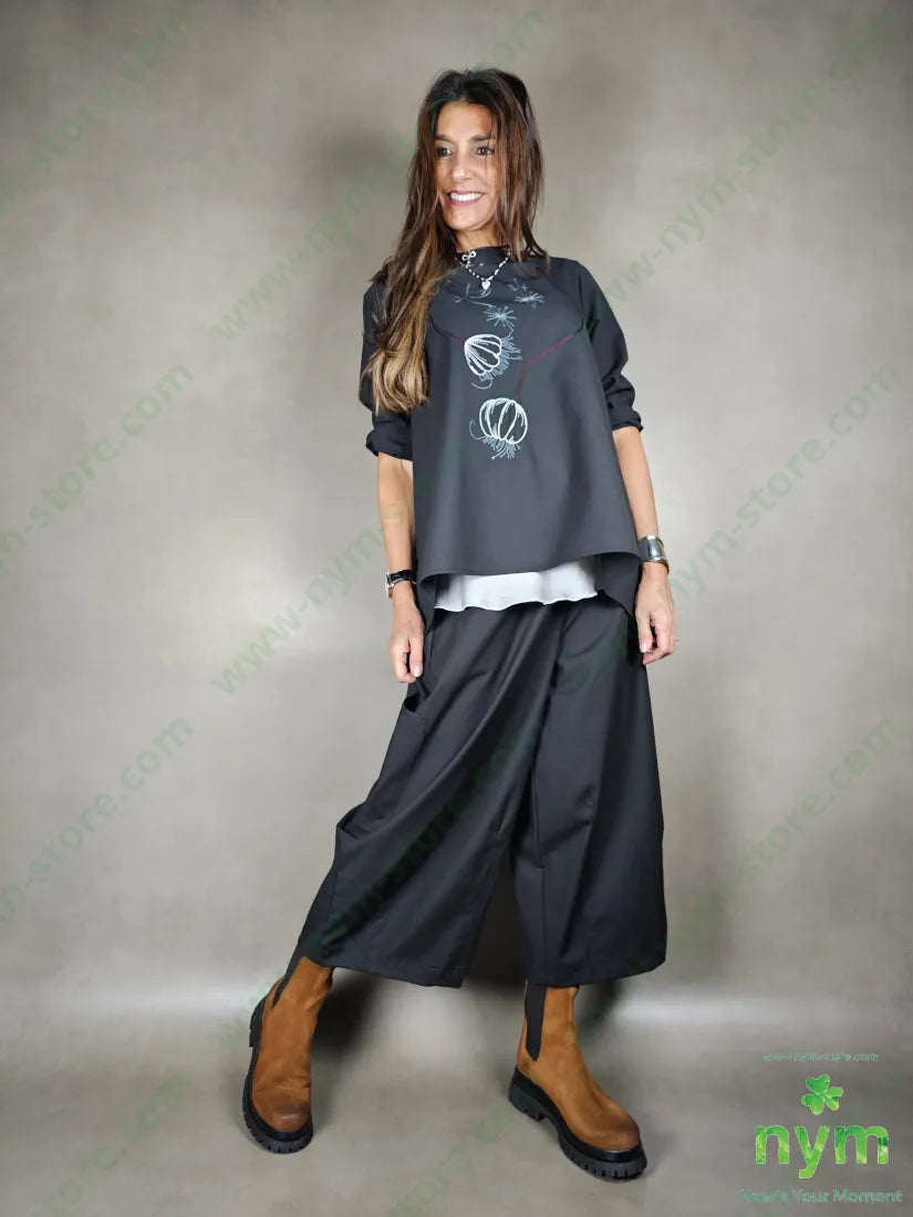 pant gaucho tache gamba 64pl33vi3ea PANTALONE