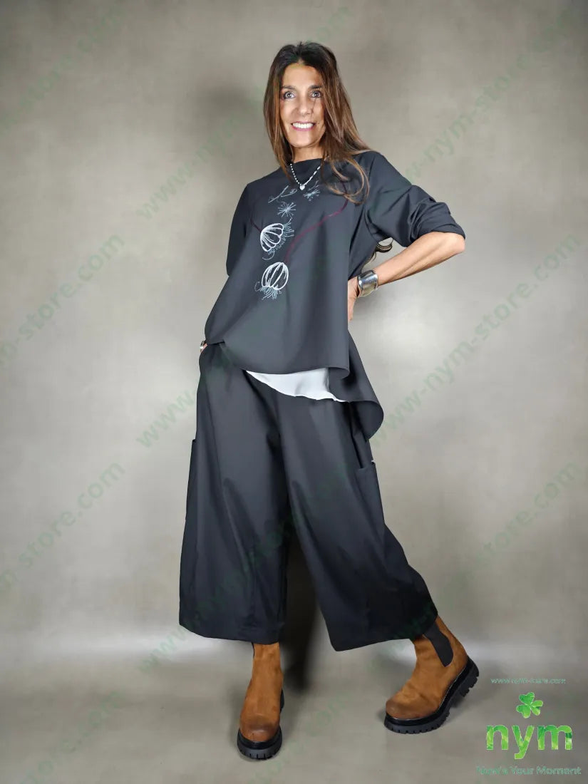 pant gaucho tache gamba 64pl33vi3ea PANTALONE