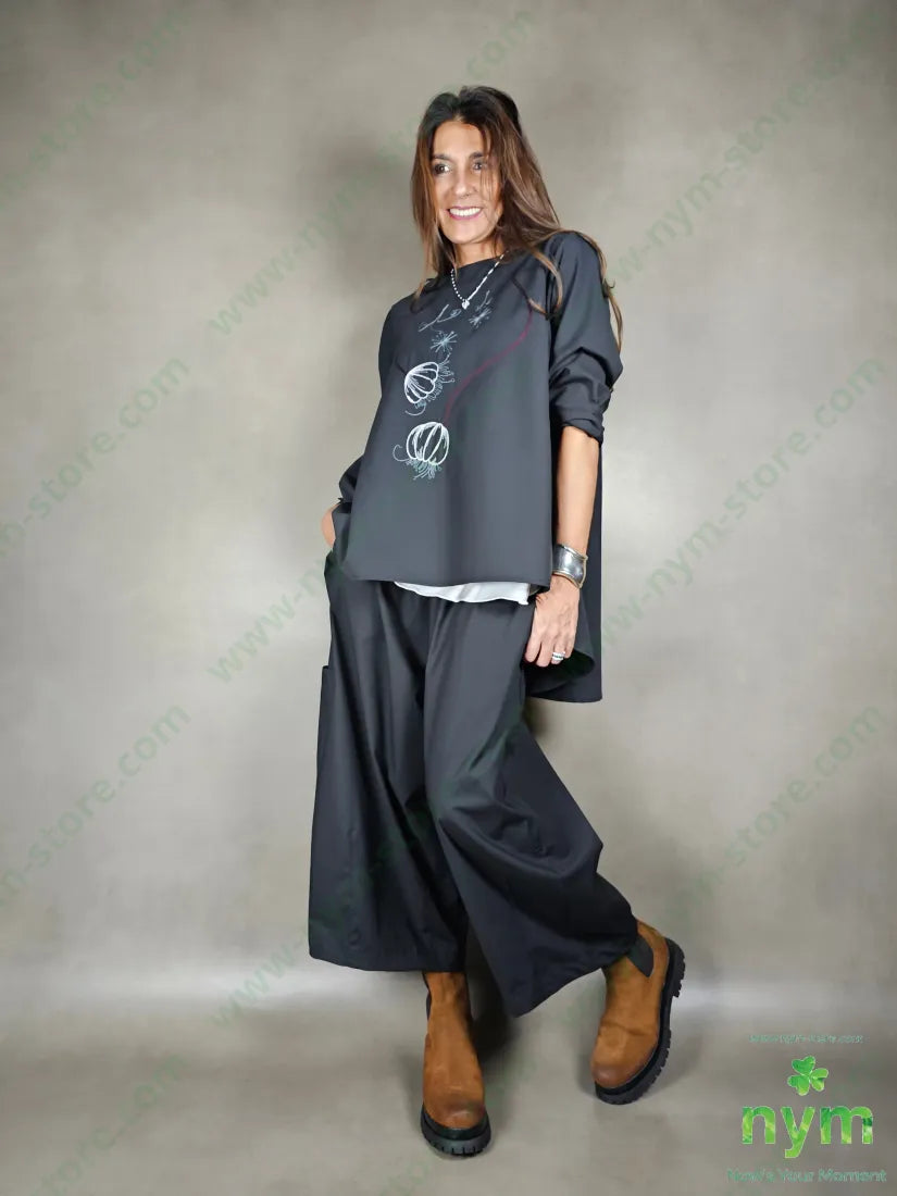 pant gaucho tache gamba 64pl33vi3ea PANTALONE