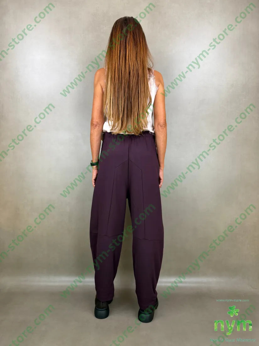 pant motivo tasca punto milano b 60vi35pa5ea - U / BORDO / AI26 - PANTALONE
