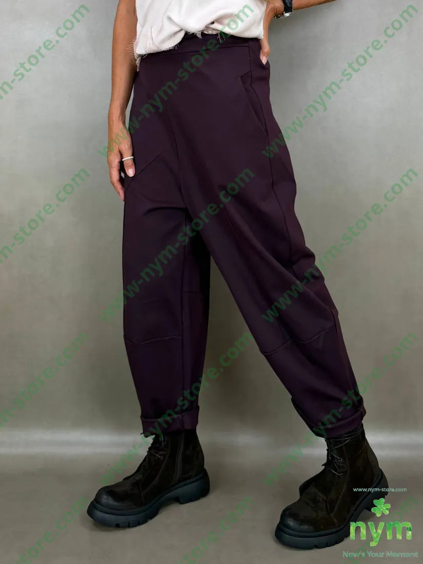 pant motivo tasca punto milano b 60vi35pa5ea - U / BORDO / AI26 - PANTALONE