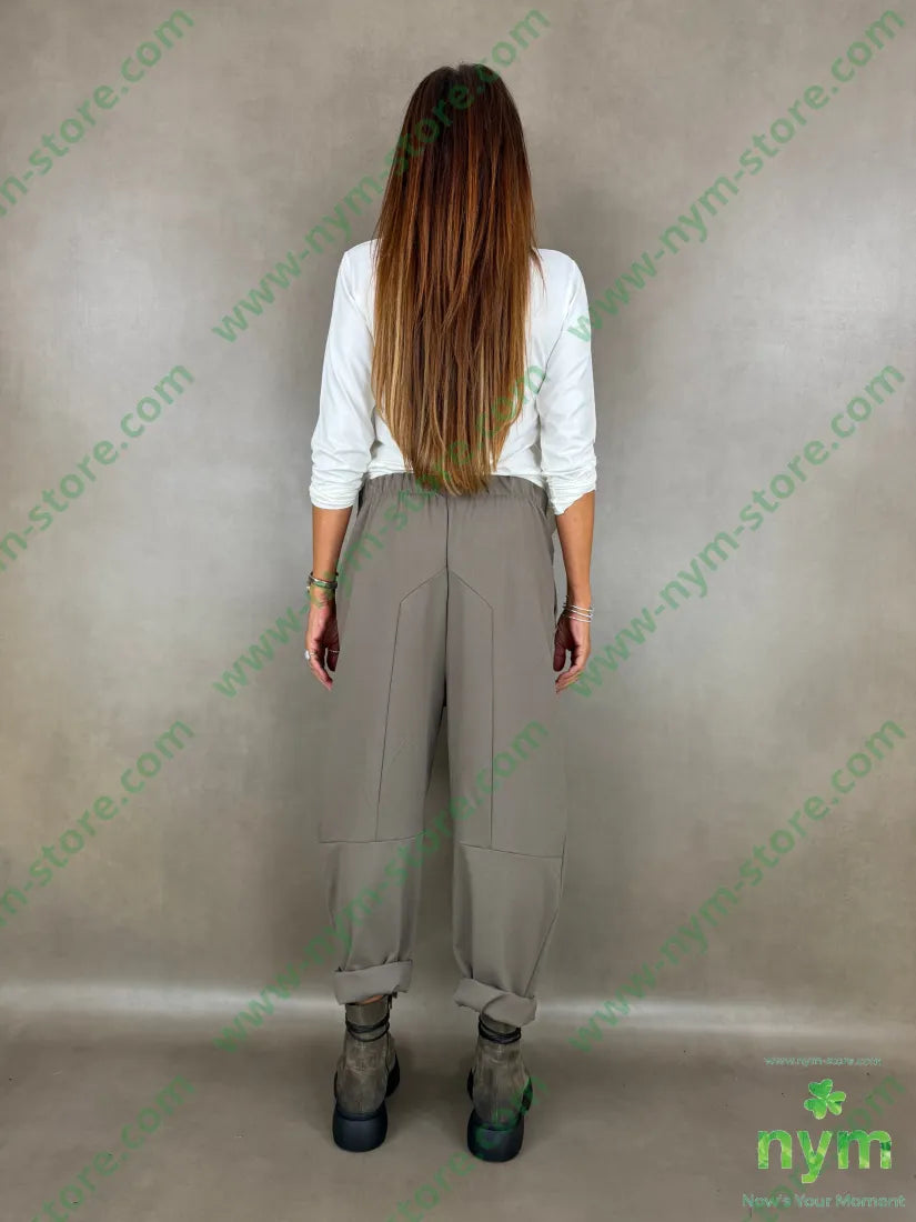 pant motivo tasca punto milano f 60vi35pa5ea - U / FANGO / AI26 - PANTALONE