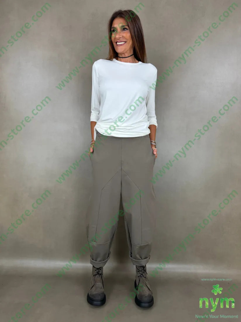 pant motivo tasca punto milano f 60vi35pa5ea - U / FANGO / AI26 - PANTALONE