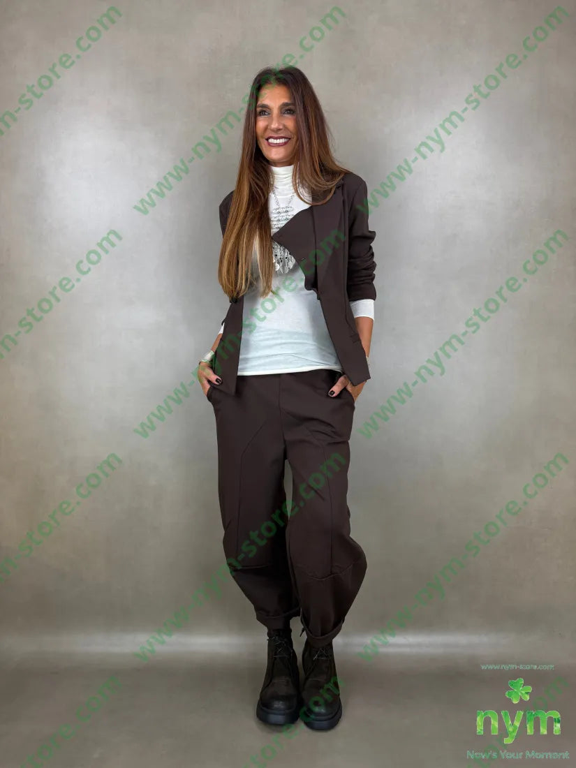 pant motivo tasca punto milano ma 60vi35pa5ea - U / MARRONE / AI26 - PANTALONE