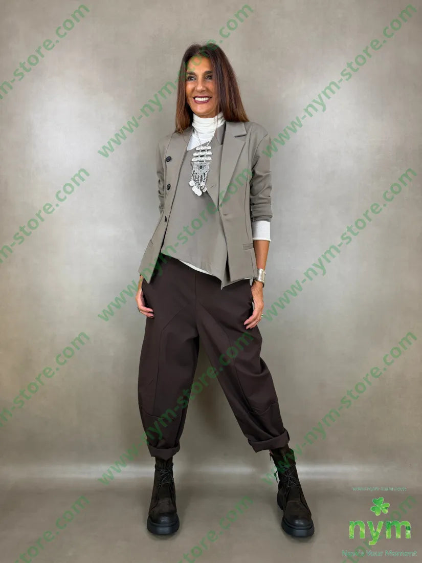 pant motivo tasca punto milano ma 60vi35pa5ea - U / MARRONE / AI26 - PANTALONE