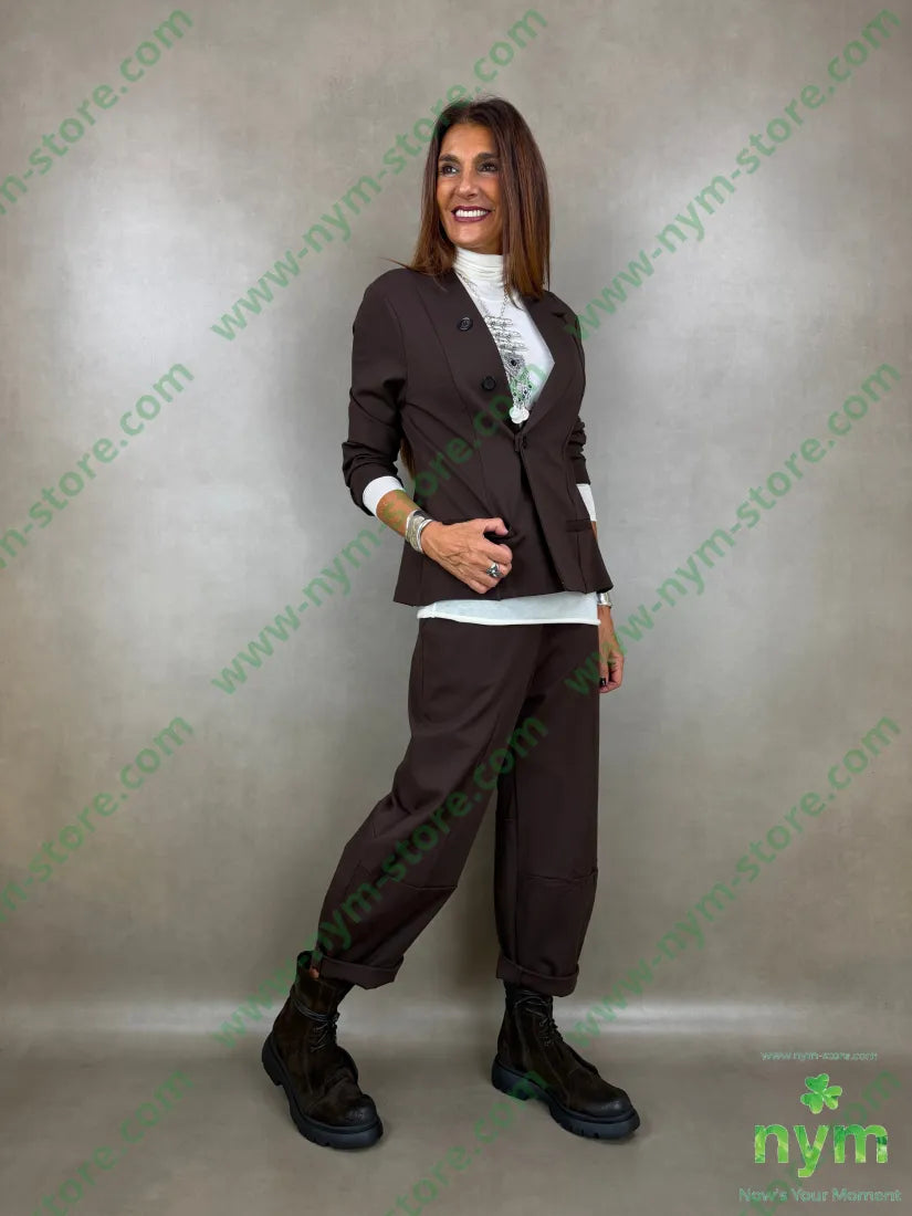 pant motivo tasca punto milano ma 60vi35pa5ea - U / MARRONE / AI26 - PANTALONE