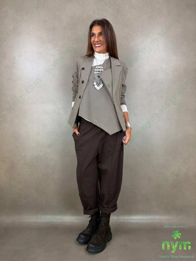 pant motivo tasca punto milano ma 60vi35pa5ea - U / MARRONE / AI26 - PANTALONE