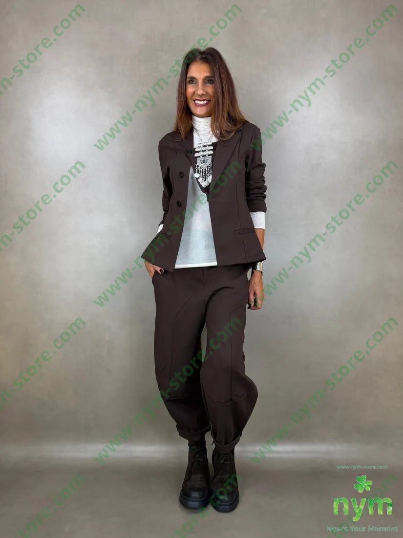 pant motivo tasca punto milano ma 60vi35pa5ea - U / MARRONE / AI26 - PANTALONE