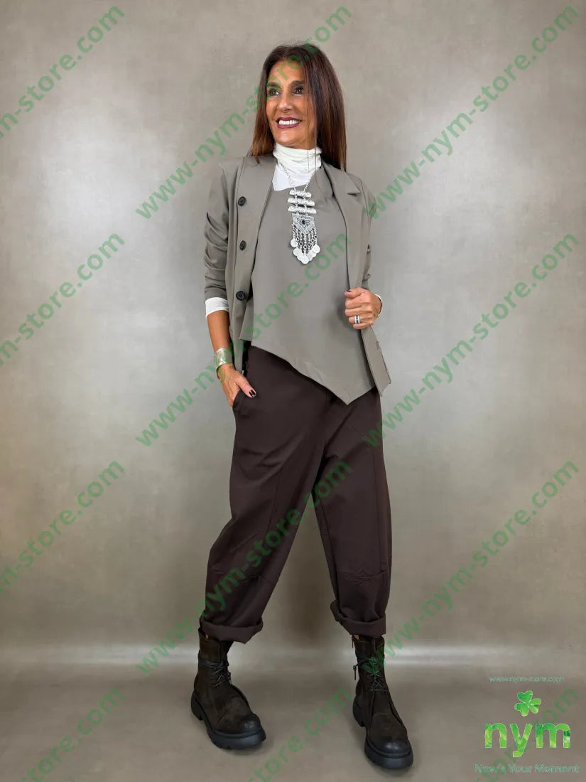 pant motivo tasca punto milano ma 60vi35pa5ea - U / MARRONE / AI26 - PANTALONE