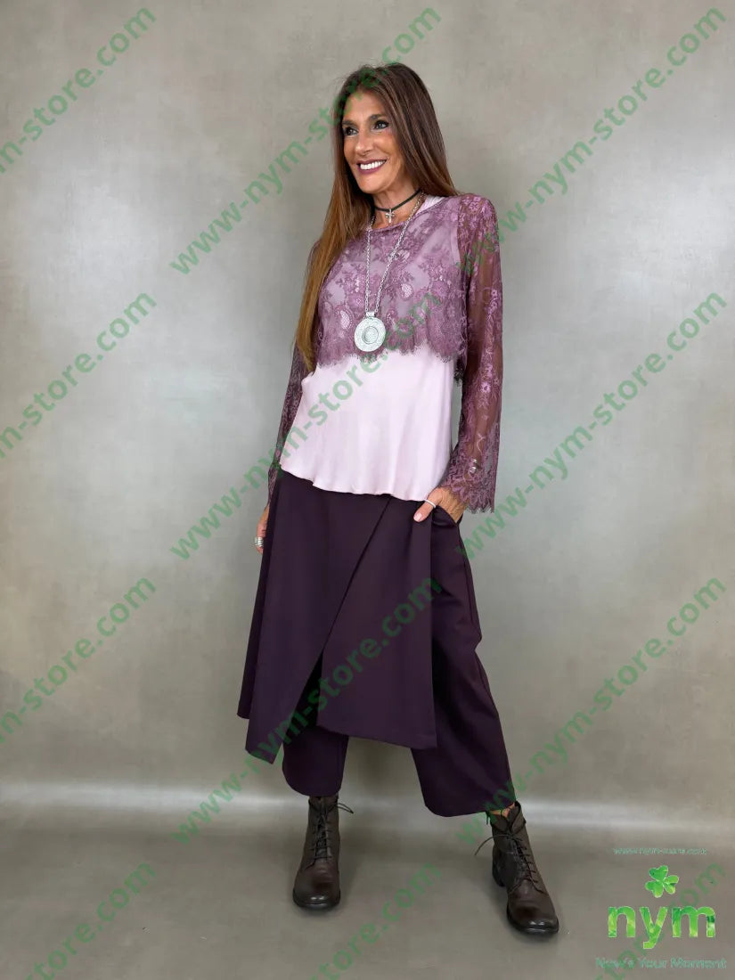 pant pareo removibile punto milano b 60vi35pa5ea - U / BORDO / AI26 - PANTALONE