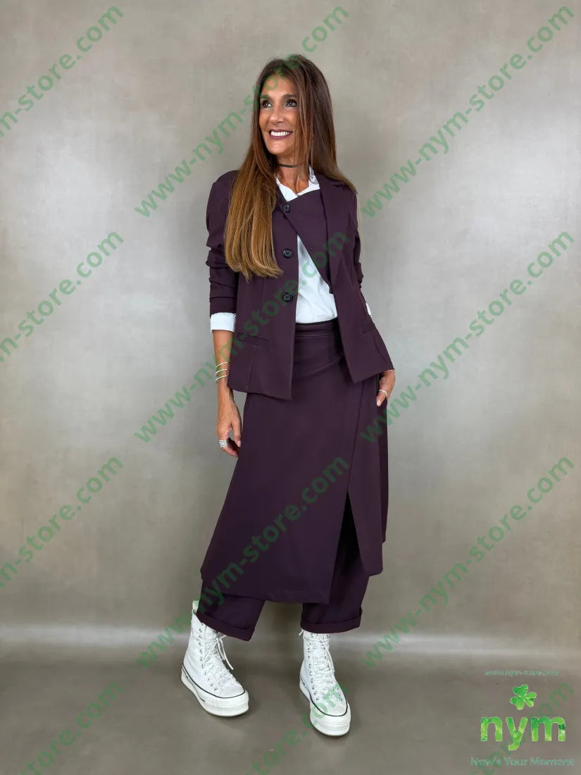 pant pareo removibile punto milano b 60vi35pa5ea - U / BORDO / AI26 - PANTALONE