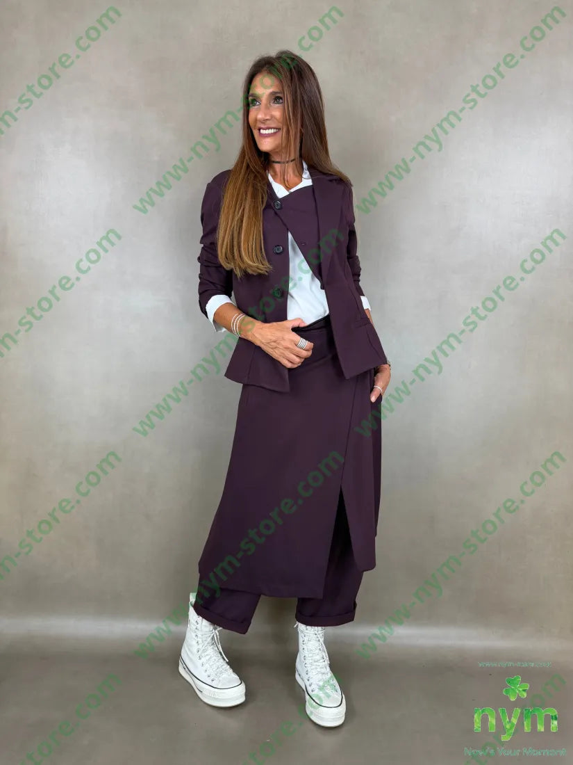 pant pareo removibile punto milano b 60vi35pa5ea - U / BORDO / AI26 - PANTALONE