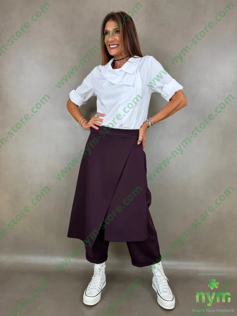 pant pareo removibile punto milano b 60vi35pa5ea - U / BORDO / AI26 - PANTALONE